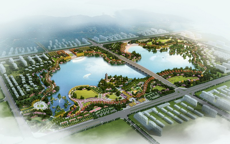 岱湖公園效果圖